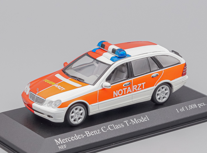 MERCEDES-BENZ C-class T-modell S203 NEF Notarzt (2001), red