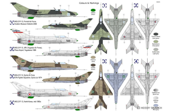 Сборная модель Mikojan-Gurevič MiG-21F-13 "Export version"