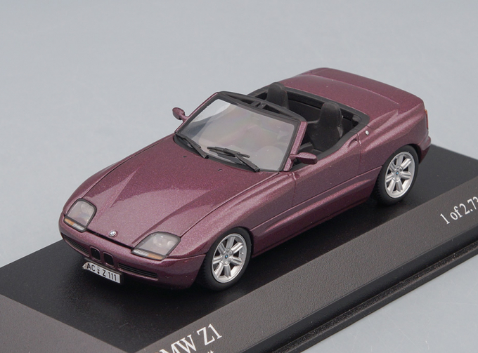 BMW Z1 Convertible (1991), purple metallic