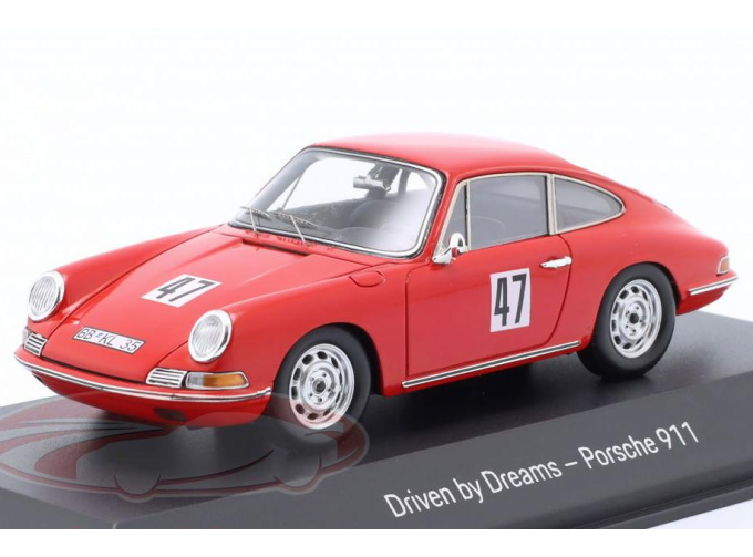 PORSCHE 911 №47 75 Years Porsche - Driven by Dreams Eberhard Mahle, red 