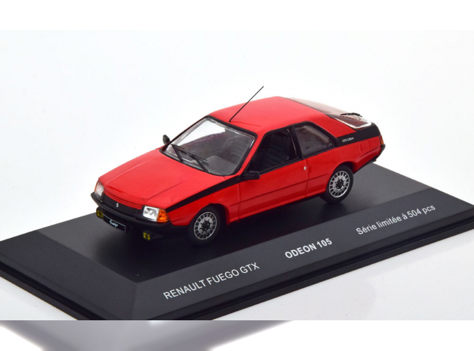 RENAULT Fuego GTX, rot/schwarz