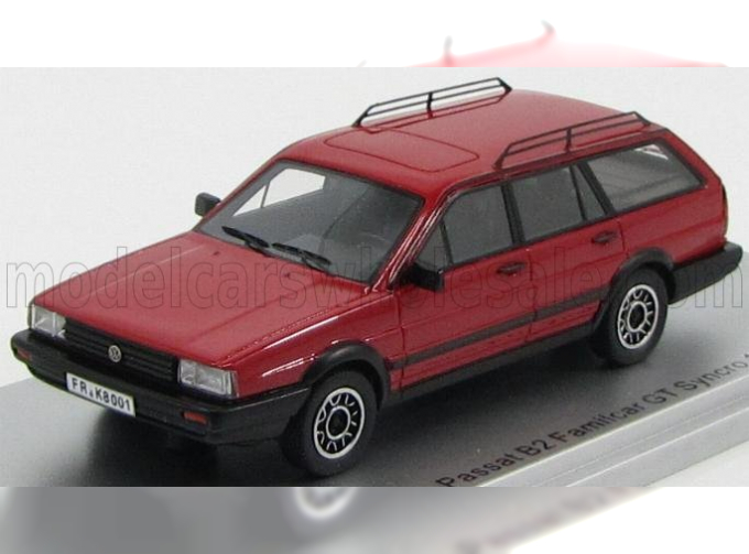 VOLKSWAGEN Passat B2 Variant 2.0i Syncro (1984), Rosso Tornado - Red