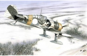 Сборная модель Fokker D.XXI "4.Sarja with Wasp Junior Engine"