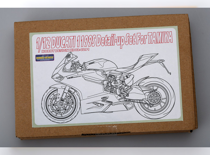 Набор для доработки Ducati 1199 Panigale S Detail-up Set для моделей T （PE+Metal parts+Resin）