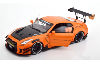 NISSAN GTR R35, orange-metallic/carbon