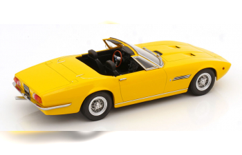 MASERATI Ghibli Spider Cabriolet Open (1970) - Spoked Rims - Cerchio A Raggio, Yellow