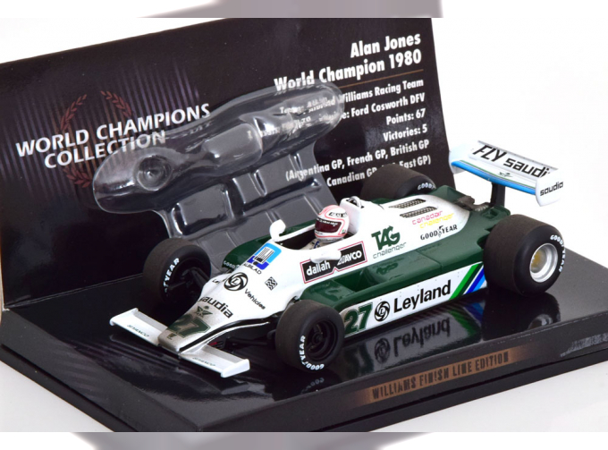 WILLIAMS Ford FW 07B World Champion, Jones (1980), Dirty Version