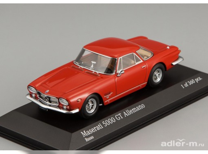 Maserati 5000 GT Allemano 1962 (red)