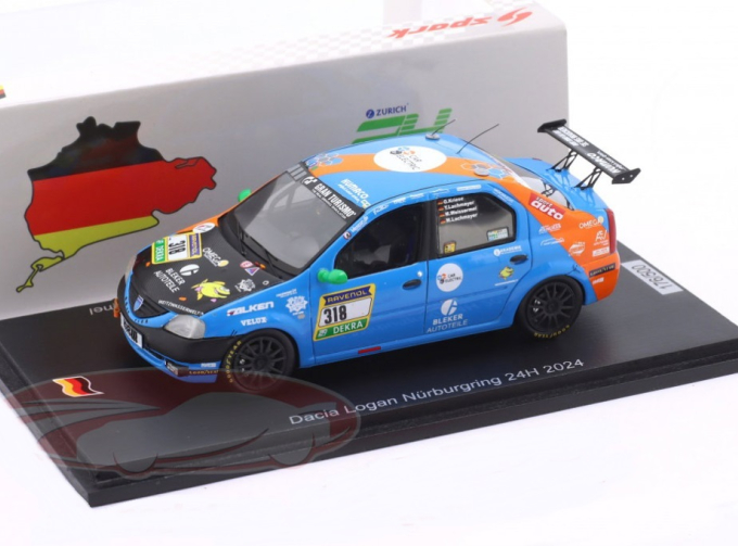 DACIA Logan №318 24h Nuerburgring Oliver Kriese, Michael Lachmayer, Yannik Lachmayer, Maximilian Weissermel (2024)
