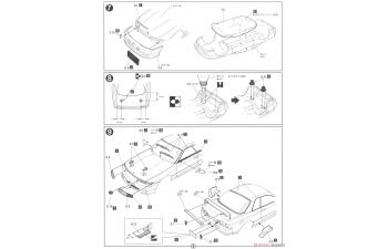 Сборная модель Nissan Skyline GT-R (BNR32 Group-A Racing)