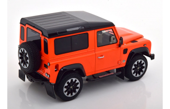 LAND ROVER Defender 90 Works V8 (2018), orange/schwarz