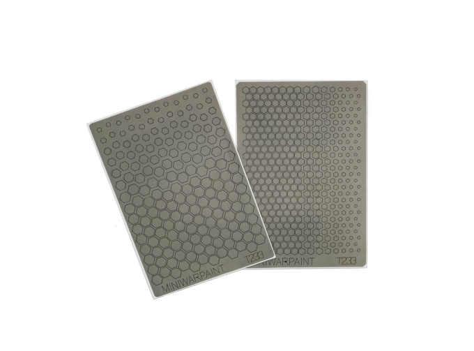 Маска окрасочная шестиугольники градиент, размер М-L