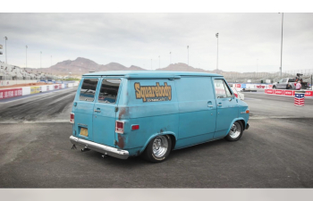 CHEVROLET G10 Van (1973), Blue Rusted Smoke Box