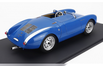 PORSCHE 550a Spider (1954) - Con Vetrina - With Showcase, Blue