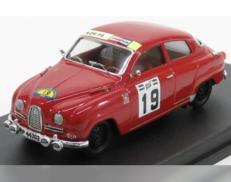 SAAB 96 №19 Winner Rally Sweden (1966) A.Andersson - S.o.Svedberg, Red