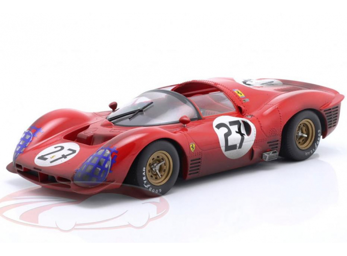 FERRARI 330 P3 Spyder №27 (Dirty & Lights Version) 24h Le Mans, Ginther/Rodriguez (1966)