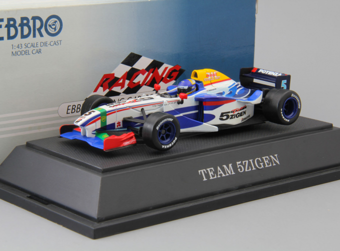 Formula Nippon TEAM 5ZIGEN 2000, white / blue