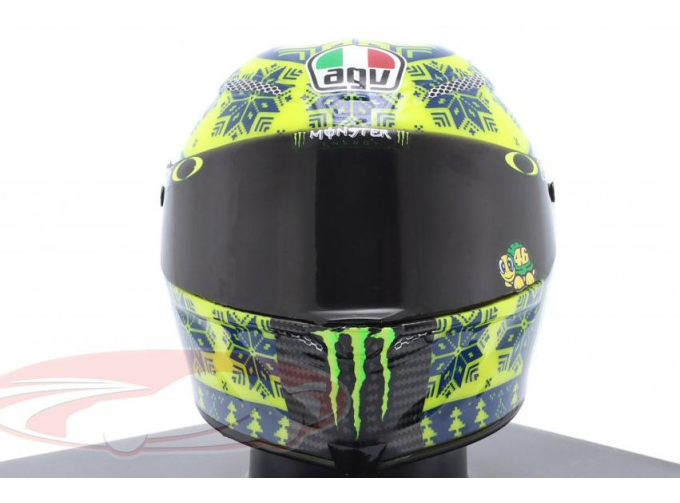 MINI HELMET Valentino Rossi #46 winter test MotoGP  (2015)