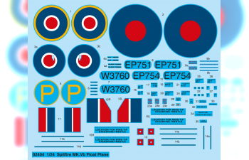 Сборная модель Британский истребитель Supermarine Spitfire MK.Vb (поплавковая версия)