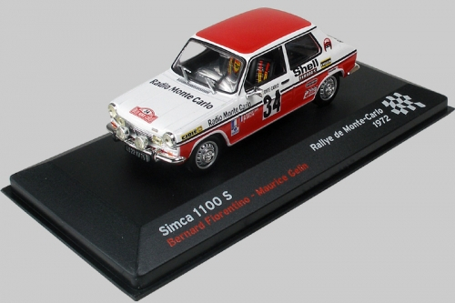 SIMCA 1100S Fiorentino Bernard - Gelin Maurice Rallye Monte Carlo (1972), white