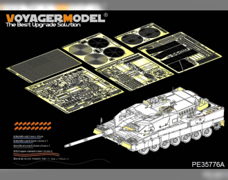 Фототравление для танка Leopard 2A6