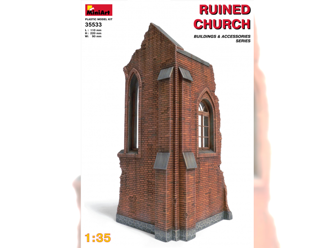 Сборная модель Наборы для диорам RUINED CHURCH