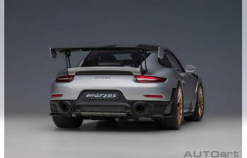 PORSCHE 911 991-2 Gt2 Rs Weissach Package (2019), silver
