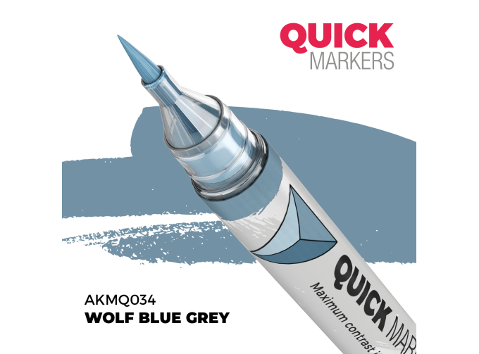 Маркер QUICK MARKER - Сине-серый / Wolf Blue Grey