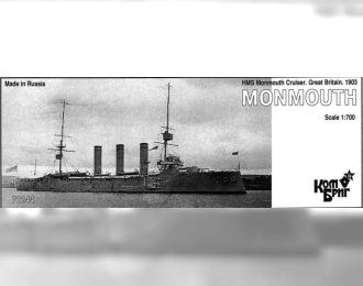 Сборная модель HMS Monmouth Броненосный крейсер 1903