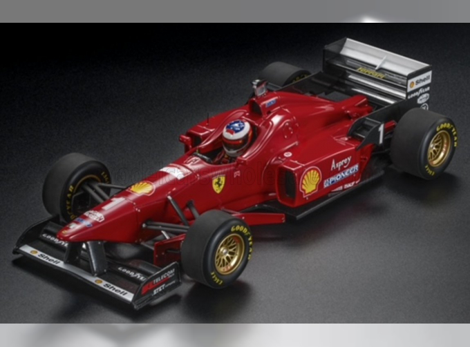 FERRARI F1 F310/2 №1 Winner Spa Belgian Gp (with Pilot Figure) (1996) Michael Schumacher, Red