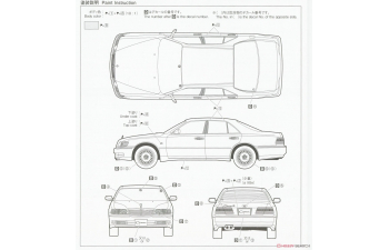 Сборная модель Nissan Cima Y33 '96