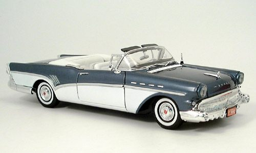 BUICK Roadmaster Convertibl (1957), blue/white