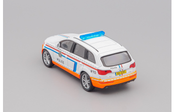 AUDI Q7 Police Luxembourg, Полицейские Машины Мира 28, white