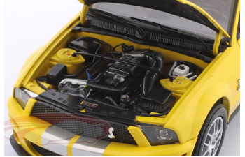 FORD Mustang Shelby GT500 (2007), yellow