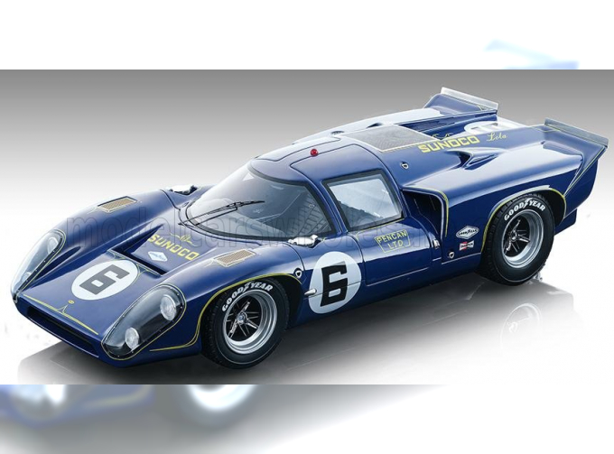 LOLA T70 Mk3b Gt 5.0l V8 Team Sunoco №6 Winner 24h Daytona (1969) M.Donohue - C.Parsons - R.Bucknum, Blue