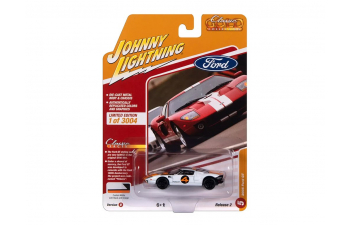 FORD GT №4 (2005), white/yellow/black