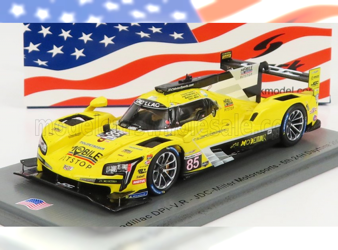 CADILLAC Dpi-v.r Team Jdc-miller Motorsport N85 5th 24h Daytona (2020) J.Piedrahita - M.Leist - C.Miller - T.Vautier, Yellow Black