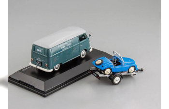 Volkswagen T1c box van "Kleinschnittger" with trailer and Kleinschnittger F125