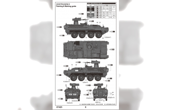 Сборная модель Самоходный противотанковый ракетный комплекс M1134 Stryker