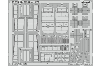 Фототравление для He 219 Uhu