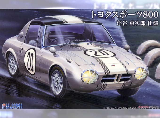Сборная модель Toyota Sports S800 (Toujirou Ukiya Custom)
