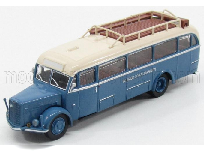 SAURER Bt4500 Autobus Wiener Lokalbahnen 1954, Light Blue Ivory