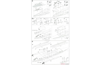 Сборная модель IJN Aircraft Carrier Kaga Three Flight Deck Version Special Edition