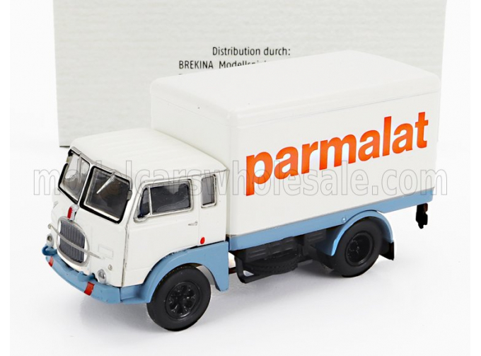 FIAT 642 Truck Cassonato Parmalat (1962), White Light Blue