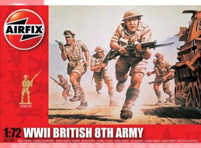Сборная модель Британская пехота "8-я армия" (Вторая Мировая война)