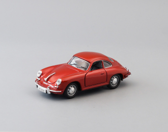 PORSCHE 356B Coupe, red metallic