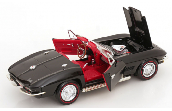 CHEVROLET Corvette L-71 Roadster (1967), black red