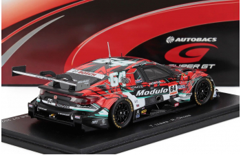 HONDA Civic Type R-gt Team Modulo Nakajima Racing №64 Gt500 Class Super Gt (2025) Takaya Izawa - Riki Okusa, Red White Black