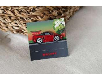 Значок Pin Honda NSX, red