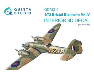 3D Декаль интерьера кабины Bristol Blenheim Mk.IV (Airfix)